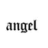 Временное тату надпись Angel